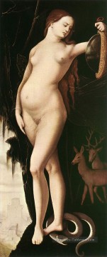 Prudence Renaissance Nu peintre Hans Baldung Peinture à l'huile